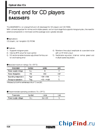 Datasheet  BA6354BFS