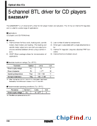 Datasheet  BA6395AFP