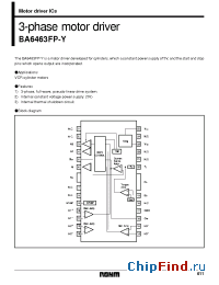 Datasheet  BA6463FP-Y