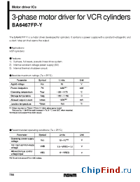 Datasheet  BA6467FP-Y
