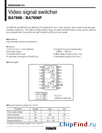 Datasheet  BA7606F