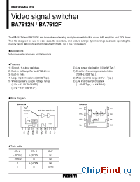 Datasheet  BA7612N