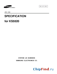 Datasheet  KS5520