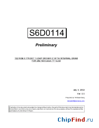 Datasheet  S6D0114