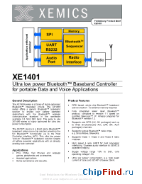 Datasheet  XE1401