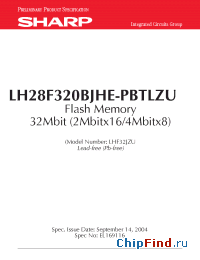 Datasheet  LH28F320BJHE-PBTLZU