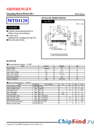 Datasheet  MTD1120