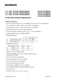 Datasheet  HYS64V16200GU-8