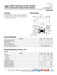 Datasheet  AM109-502