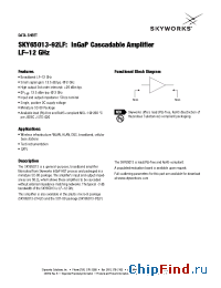 Datasheet  SKY65013-92LF