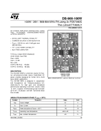 Datasheet  DB-900-100W