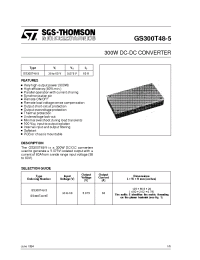 Datasheet  GS300T48-5