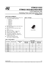 Datasheet  STM6322