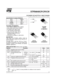 Datasheet  STPS6045C