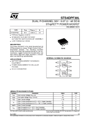Datasheet  STS4DPF30L