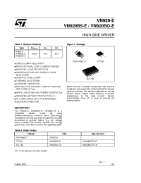 Datasheet  VN920B5-E
