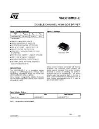 Datasheet  VND810MSP-E