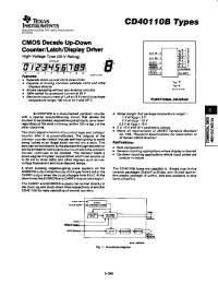 Datasheet  CD40110BE