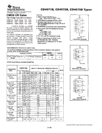 Datasheet  CD4072B