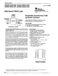Datasheet  CD54HC190