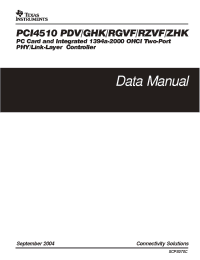 Datasheet  PCI4510