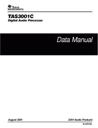 Datasheet  TAS3001C