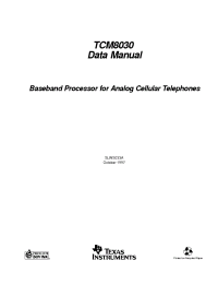 Datasheet  TCM8030