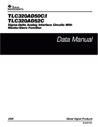 Datasheet  TLC320AD52C