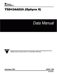 Datasheet  TSB43AA82A