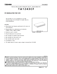 Datasheet  TA1243CF