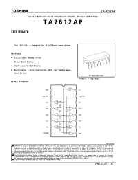 Datasheet  TA7612AP