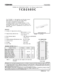 Datasheet  TCD2503C