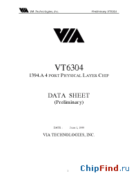 Datasheet  VT6304