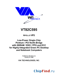 Datasheet  VT82C595