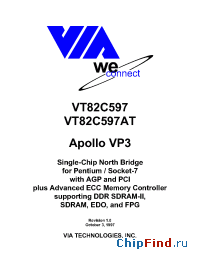 Datasheet  VT82C597