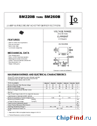 Datasheet  SM220B