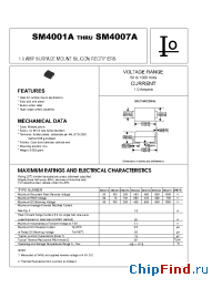Datasheet  SM4001A