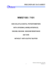 Datasheet  WMS7101