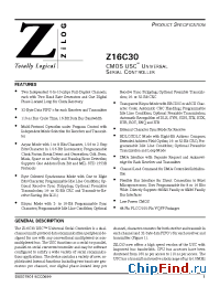 Datasheet  Z16C30